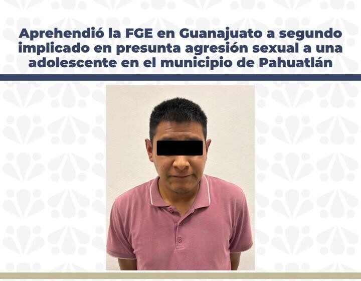 Aprehenden en Guanajuato implicado en presunta agresión sexual en Pahuatlán