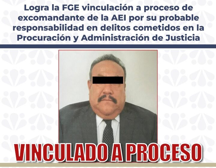 FGE detiene a ex comandante de investigación por obstruir la justicia