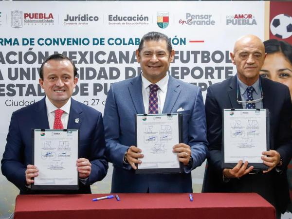 275df8e39c9776703330f4b11eed3dc1_L FEMEXFUT y Gobierno Estatal firman convenio para impulsar talentos en UDEP