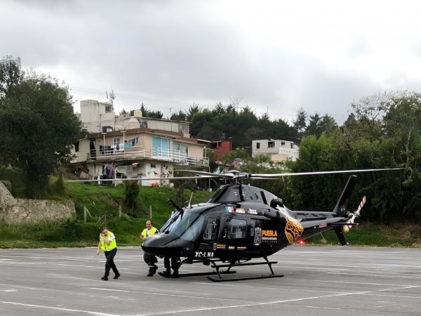 2846a00c1af9ea006dfbc2bc047f1cf0_L Mujer lesionada en explosión es trasladada vía aérea desde Huauchinango