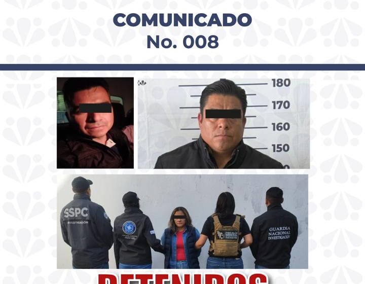 COMUNICADO 008(1) Fueron tres los implicados en la muerte de la pareja poblana en Tlaxcala