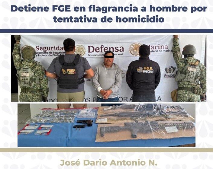 JOSE DARIO ANTONIO N2 Detiene FGE en flagrancia a hombre por tentativa de homicidio