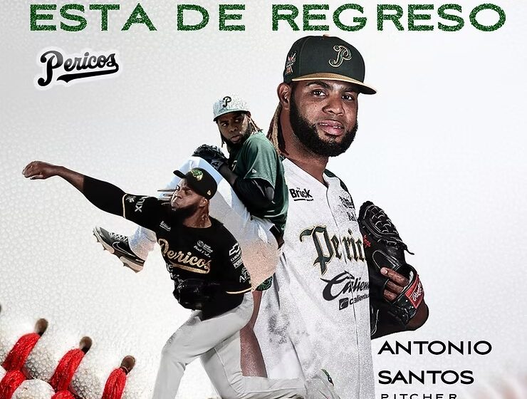 Regresa a Pericos Antonio Santos, luego de estar en Chicago