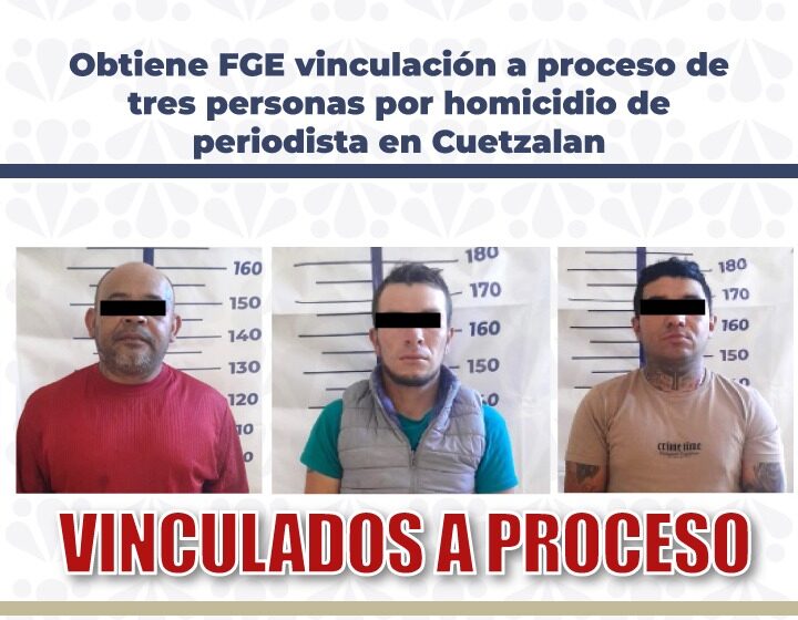 Fotografía Boletín de Prensa no. 105 (002) Por asesinato de periodista de Cuetzalan hay tres detenidos
