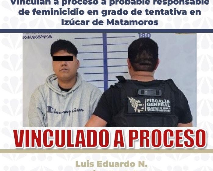 178(1) Vinculado a proceso responsable de feminicidio en Izúcar de Matamoros