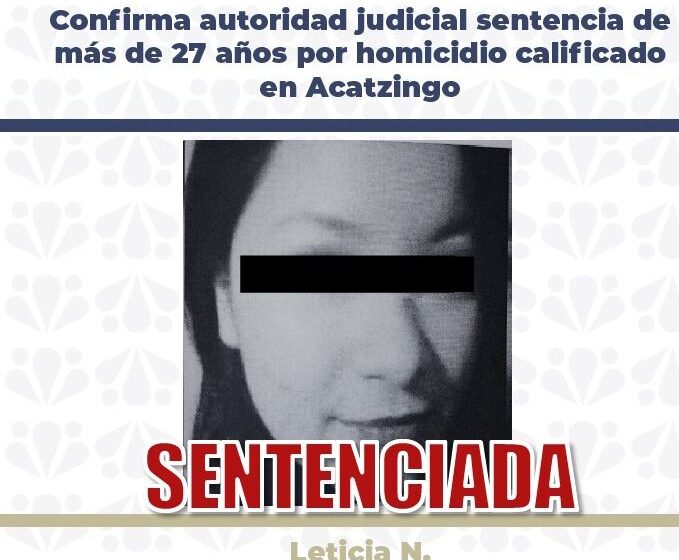 Fotografía boletín de prensa no. 204 (002) sentencia de más de 27 años por homicidio calificado en Acatzingo