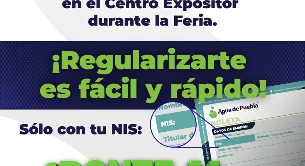 POST Agua de Puebla, lanza el programa “Ponte al Corriente”