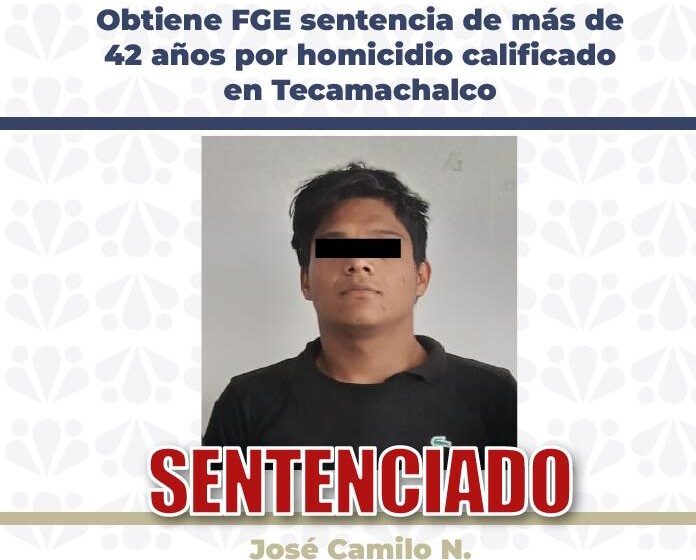 253(1) Sentencia de más de 42 años por homicidio calificado en Tecamachalco