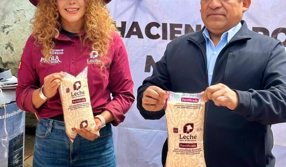 Leche para el Bienestar amplia cobertura en Puebla