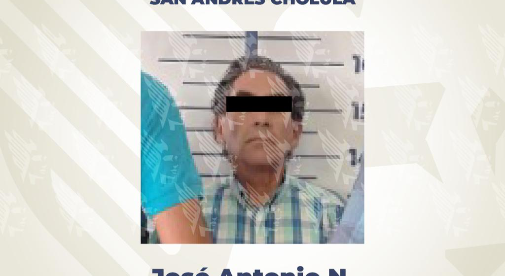 426 Aprehenden a probable responsable de violación equiparada agravada en San Andrés Cholula