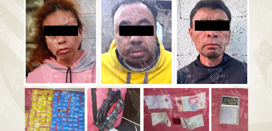 433 Tres detenidos por narcotráfico en San Salvador El Verde