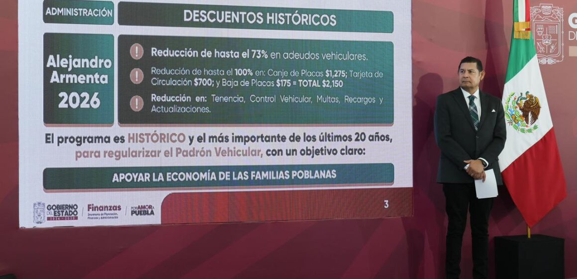 Presentan programa de regularización vehicular “Ponte al Día”