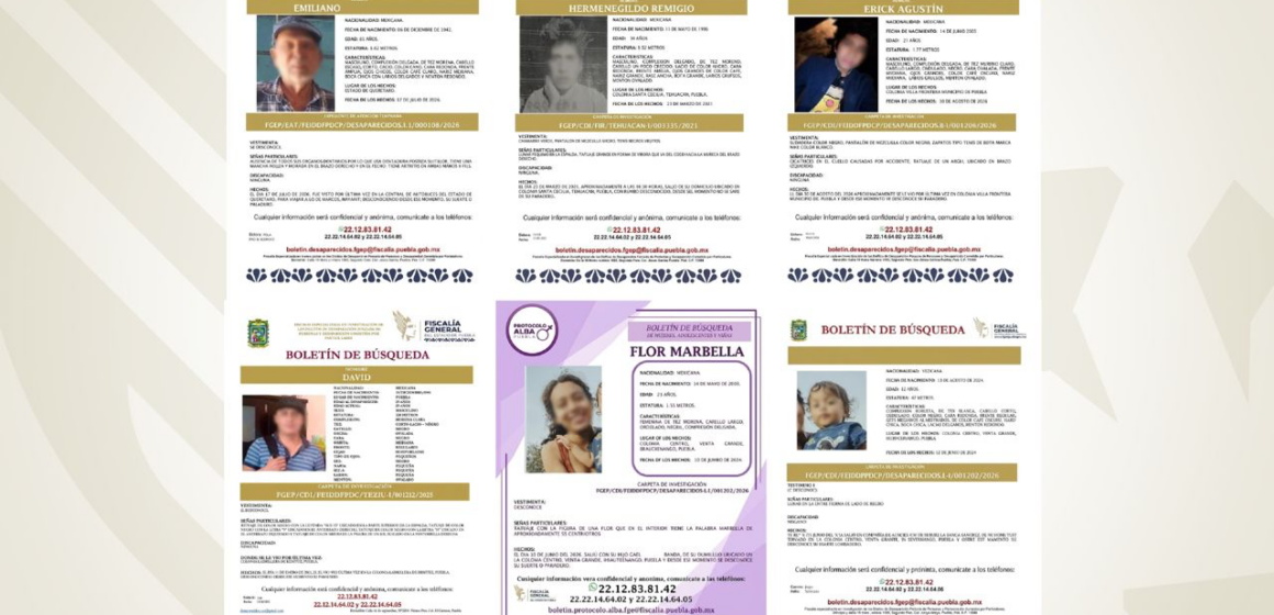 466 Fiscalía mantiene búsqueda de cinco personas