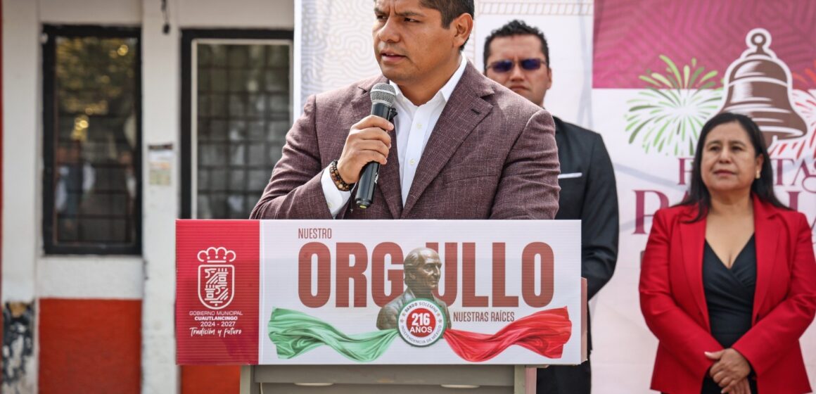 Cuautlancingo conmemora natalicio de Josefa Ortiz de Domínguez