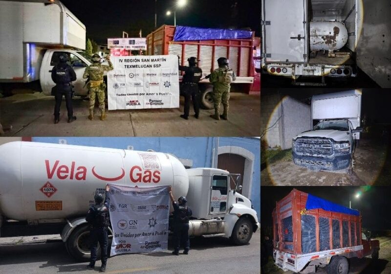 Recupera Seguridad Pública Estatal 58 mil litros de gas LP robado